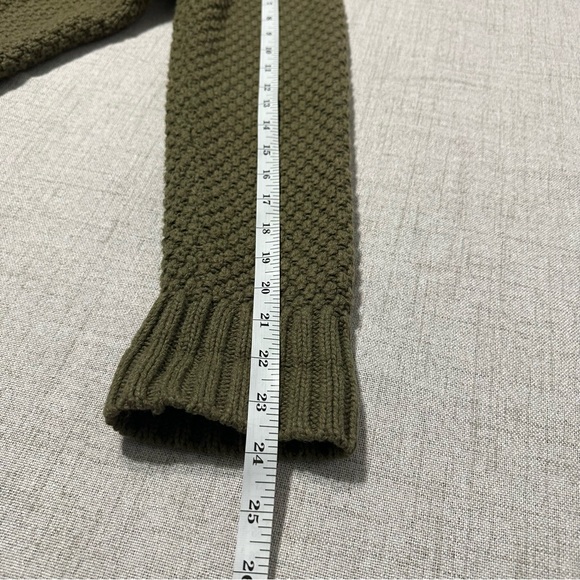 Tommy Hilfiger Cardigan Sweater Womens Size XL Wool Blend Army Green Long Sleeve - Picture 5 of 8